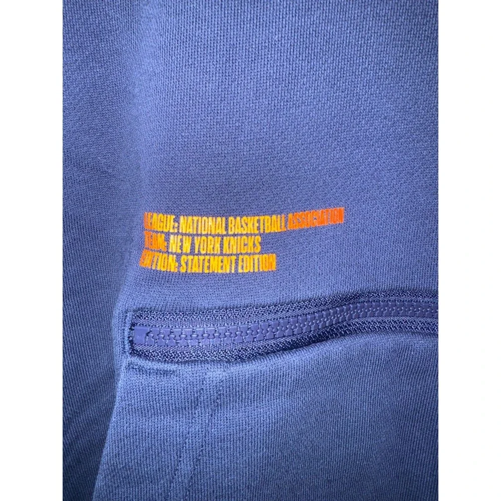 Mens 2XL Jordan x NBA New York Knicks Team Issue Statement Edition Hoodies RARE